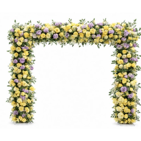 Floral arch — pastel